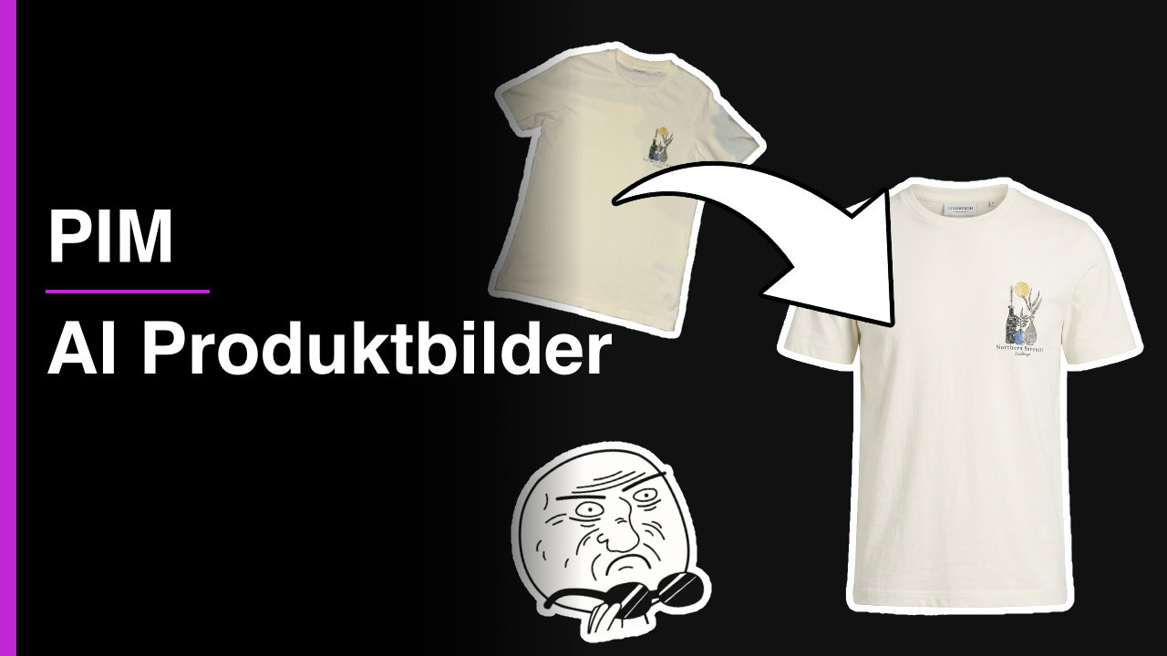 Titelbild mit Vorher - Nachher Vergleich eines T-Shirts